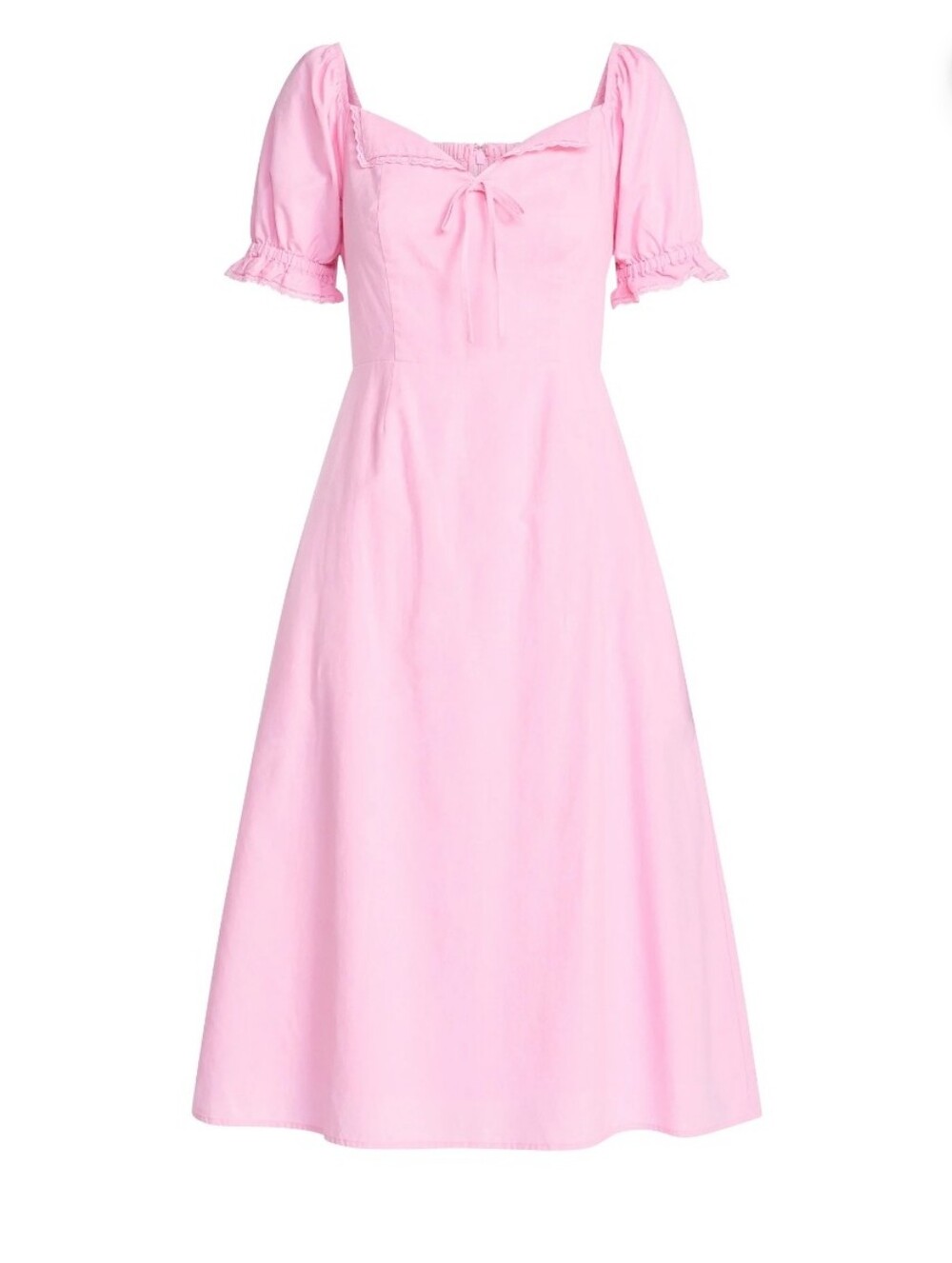 Scoop Women's and Women's Plus Lace Collar Dress